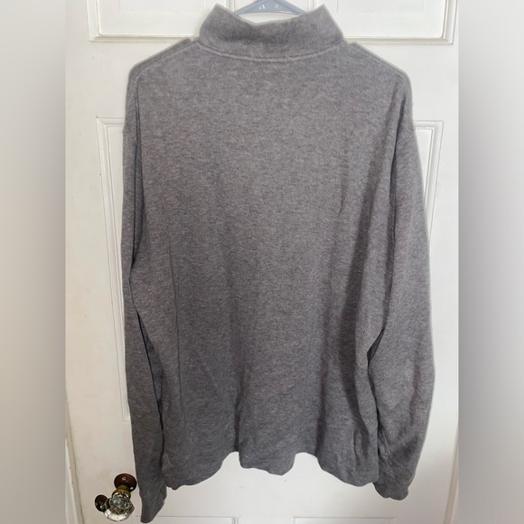 POLO RALPH LAUREN QUARTER ZIP SIZE L DRESS SWEATER PULLOVER LIGHT GREY ESTATE - Picture 5 of 5